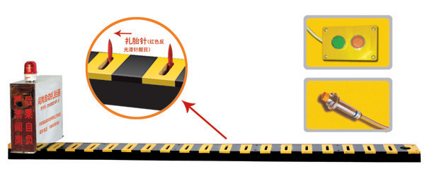 宣威市V3嵌入式闯岗自动扎胎器/阻车器